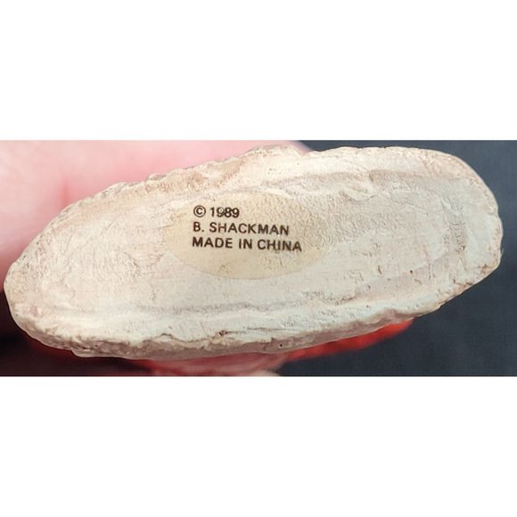 B. Shackman Santa Christmas Ornament 1989 Dolls Toys - Picture 6 of 6